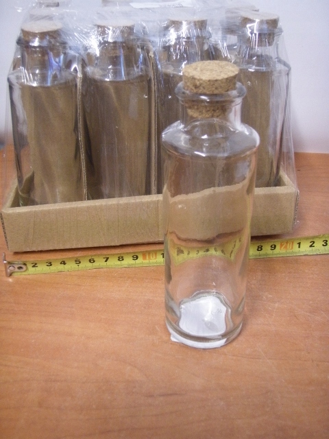 butelka 12szt szklana 175ml. + korek PAN9777 — 2
