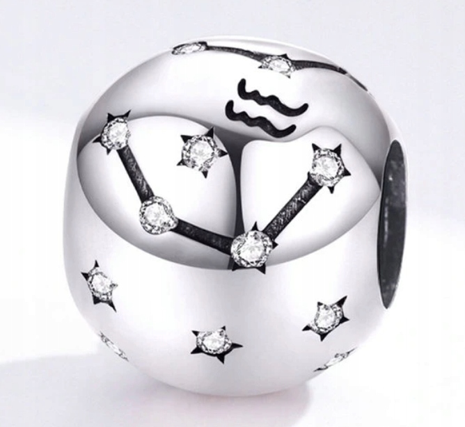 

Charms Znak zodiaku Wodnik do Pandora srebro S925