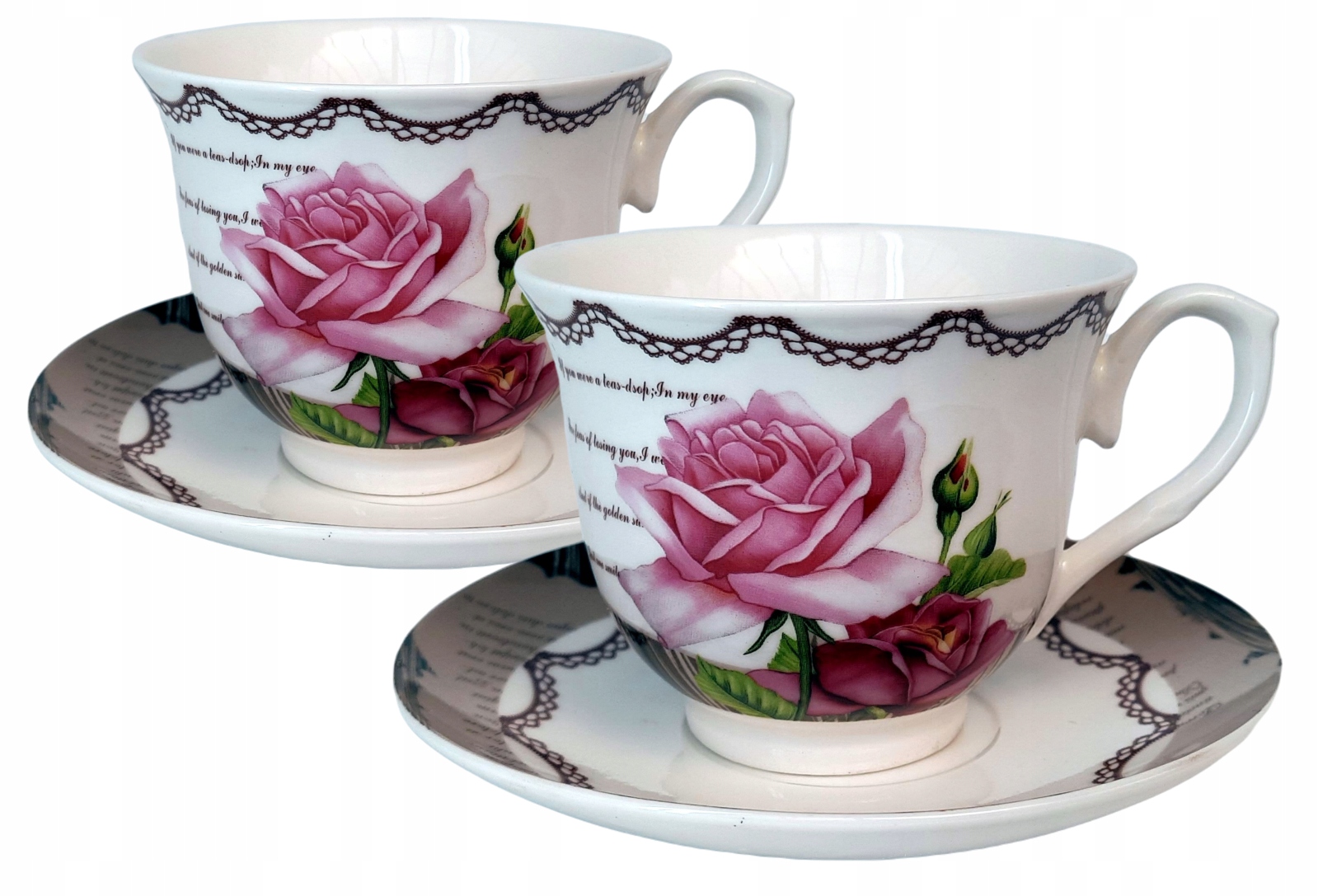 

Zestaw 2 Filiżanek Róża Yamasen Fine Porcelain
