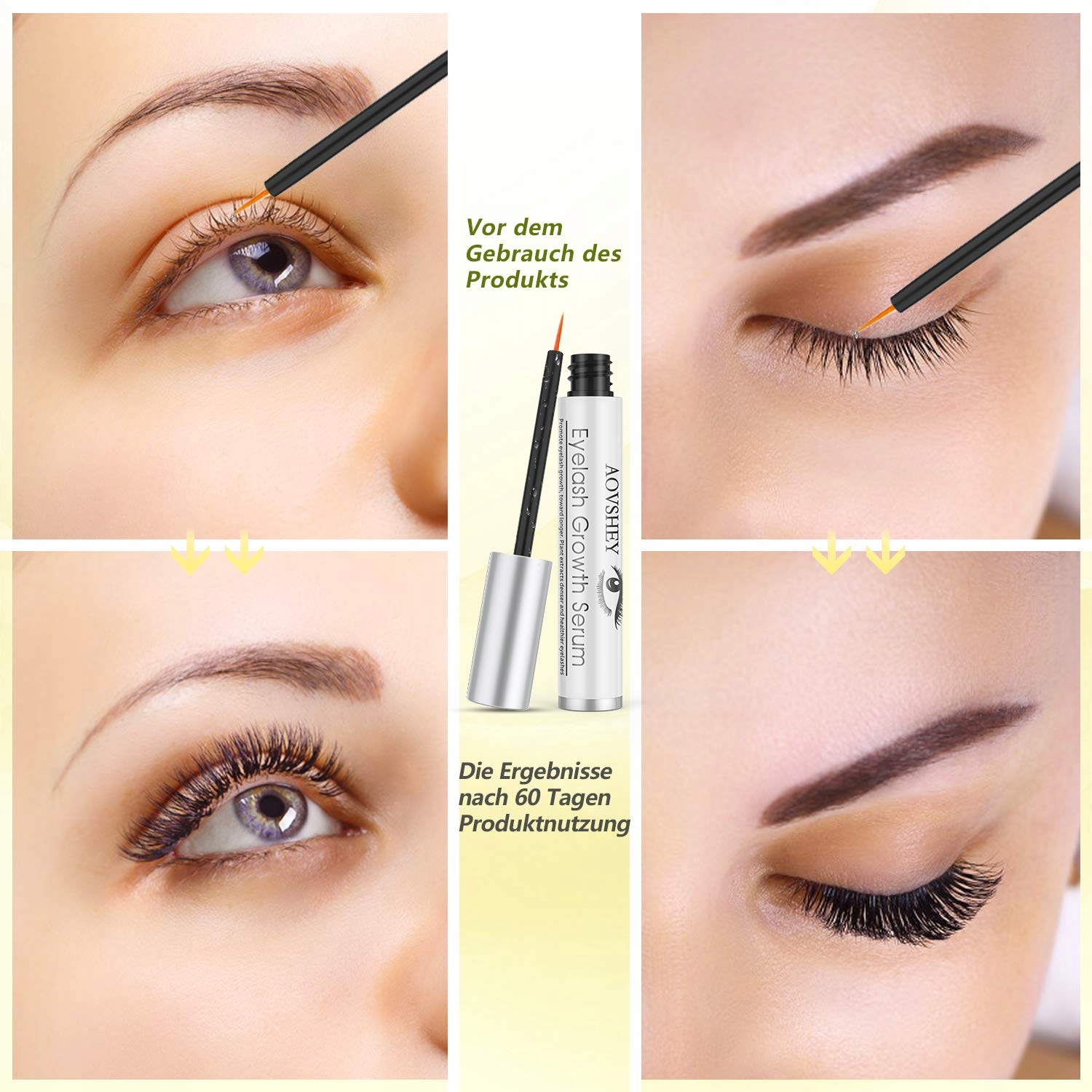 AoVSHEY Serum do rzęs, brwi z kwasem hialuronowym EAN (GTIN) 696392069307