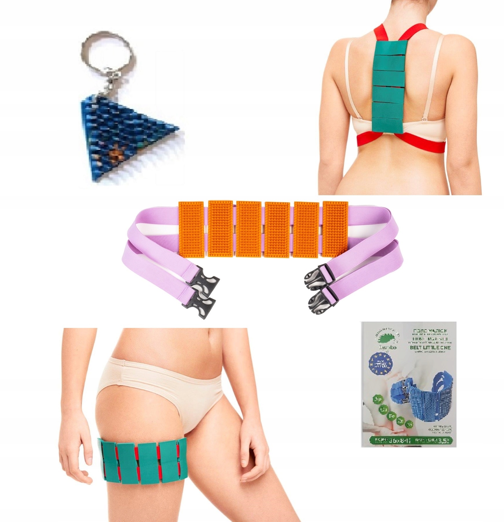 Aplikator Lyapko Pas do masażu z igłami Malec 3,5 Brelok