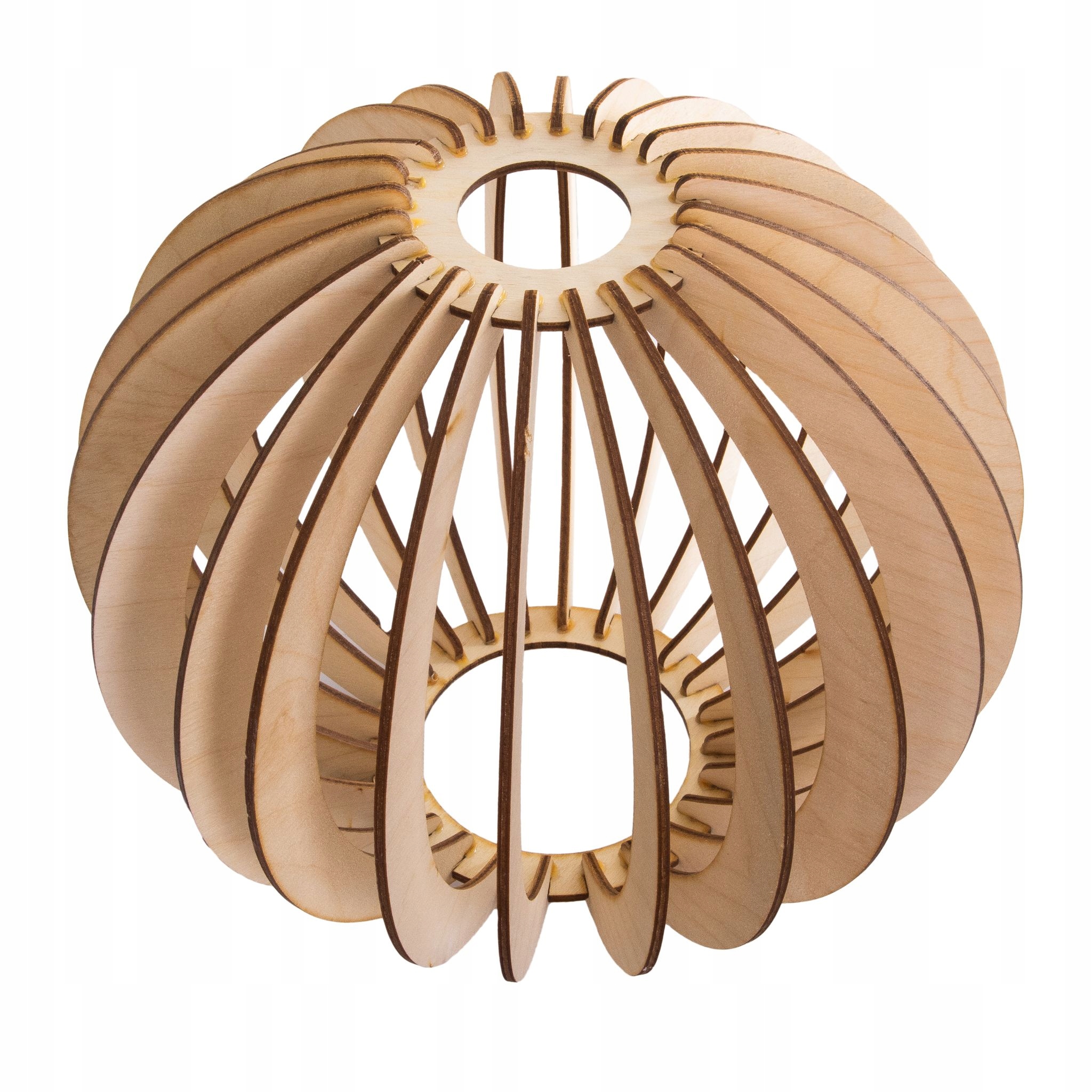 

Klosz Drewniany do lamp na E27 Loft Kula drewno