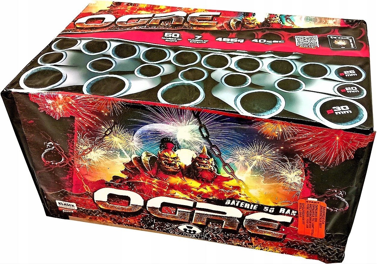 

Efektowny Pokaz Fajerwerków 50 Strzałów Ogre C50MO