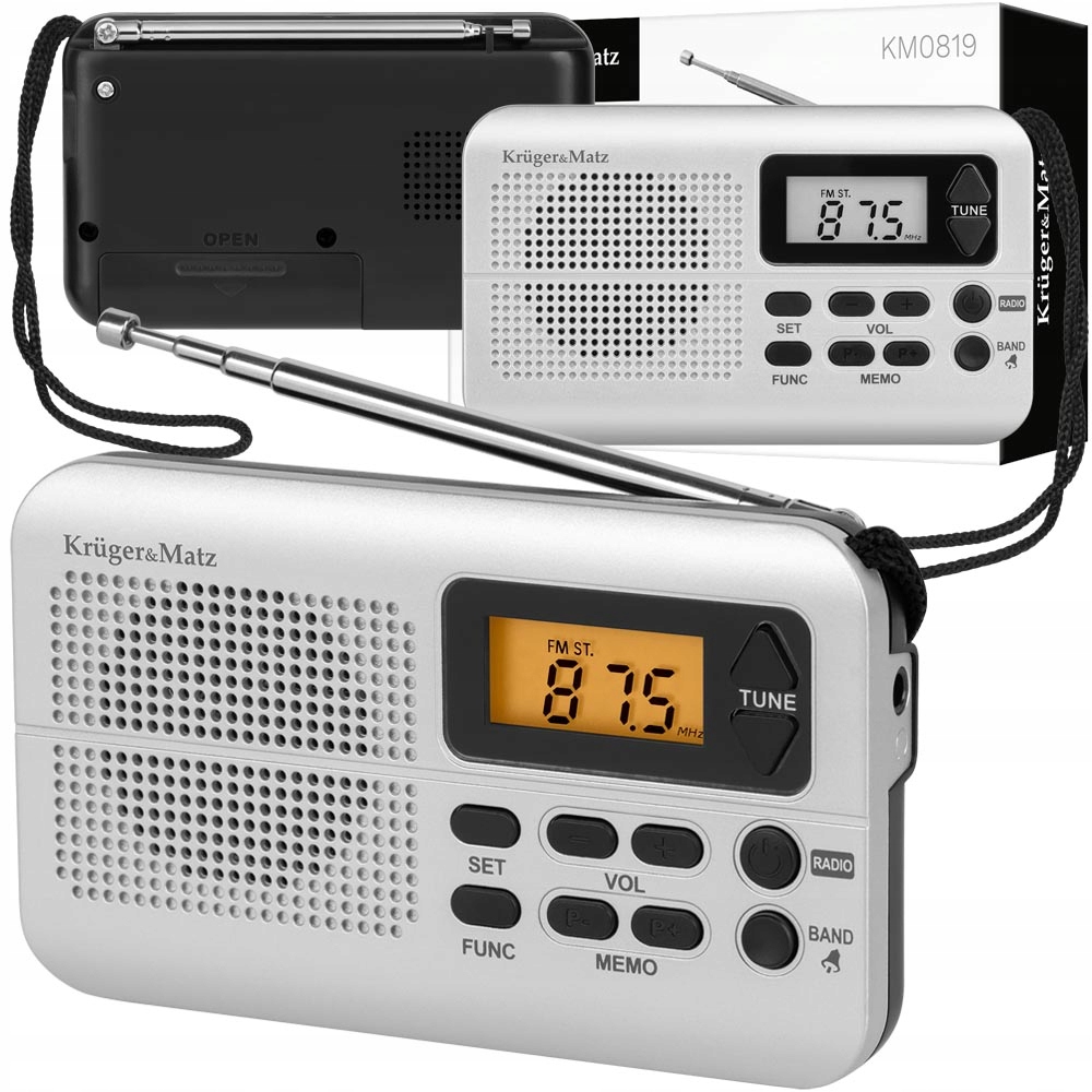 BEZPRZEWODOWE RADIO PRZENOŚNE KIESZONKOWE NA RYBY