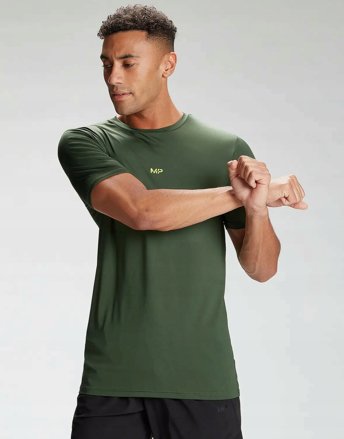 Sportowa Logo 3RV NH1__XXL Myprotein Zielona Koszulka