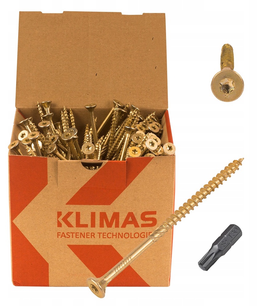 

Wkręty Ciesielskie Do Drewna 6x90 Torx 150 szt+BIT