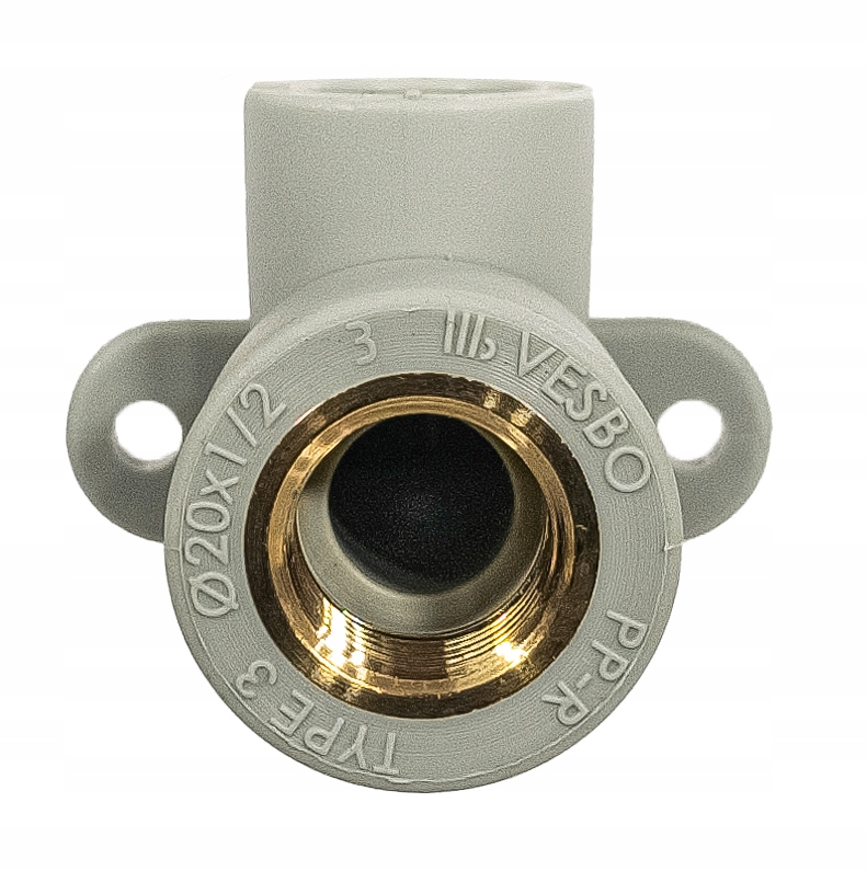 KOLANO PP GW ŚCIENNE 20 x 1/2" POLIPROPYLEN ZGRZEW KOLANKO ZGRZEWANE VESBO Typ kształtka