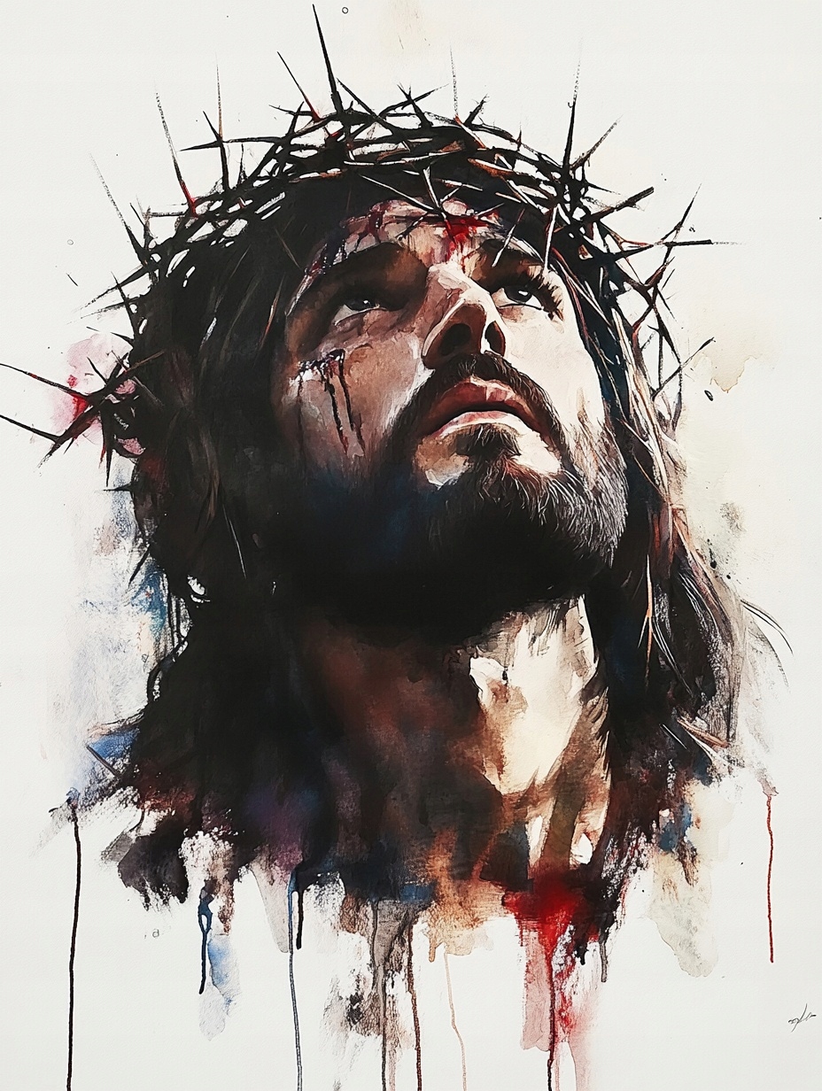 Obraz Na Plátně Canvas Ježíš Kristus Trnová Koruna Náboženství 60x80