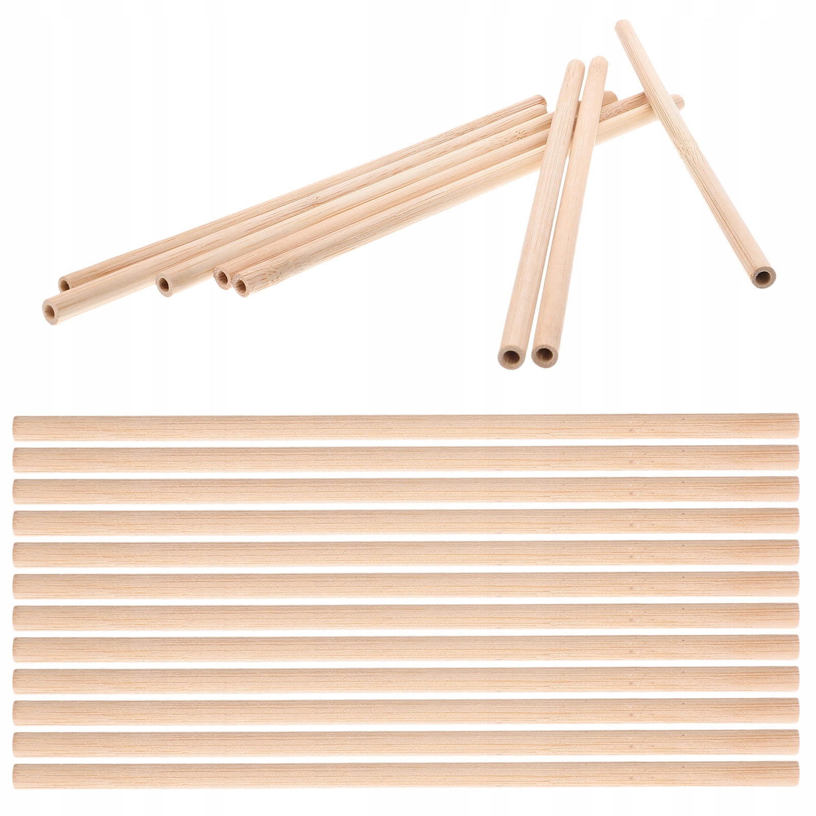 50 SZTUK NATURALNYCH RUREK BAMBUSOWYCH DO BUDOWY DOMKÓW DLA PSZCZÓŁ