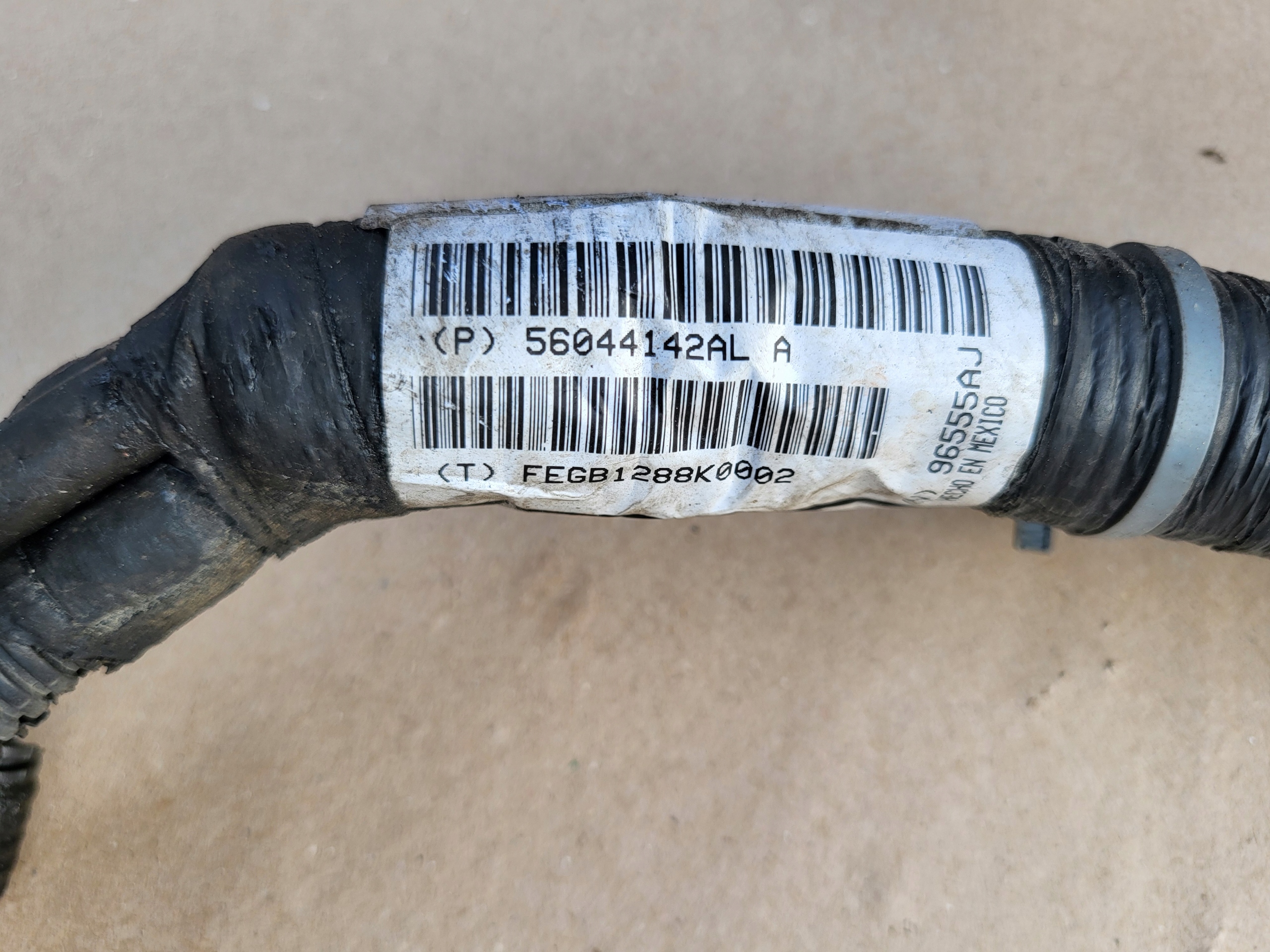 bundle motor wiring terminal plus JEEP GRAND CHEROKEE III WK 3.0 CRD