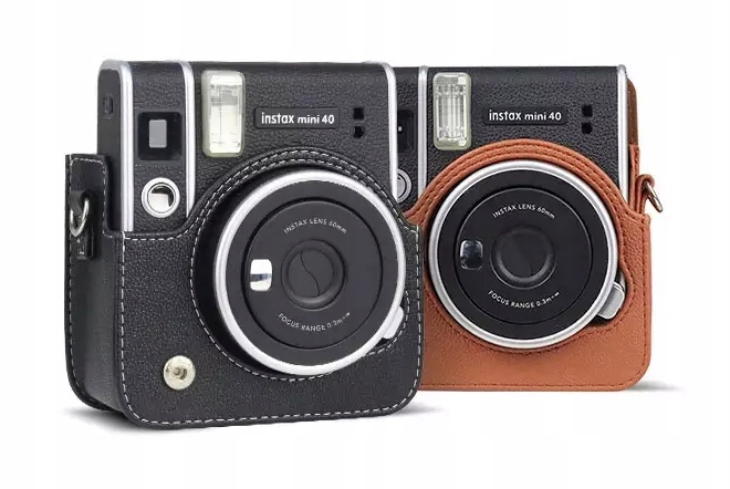 Futerał Etui Pokrowiec do FujiFilm INSTAX Mini 40 Kolor brązowy