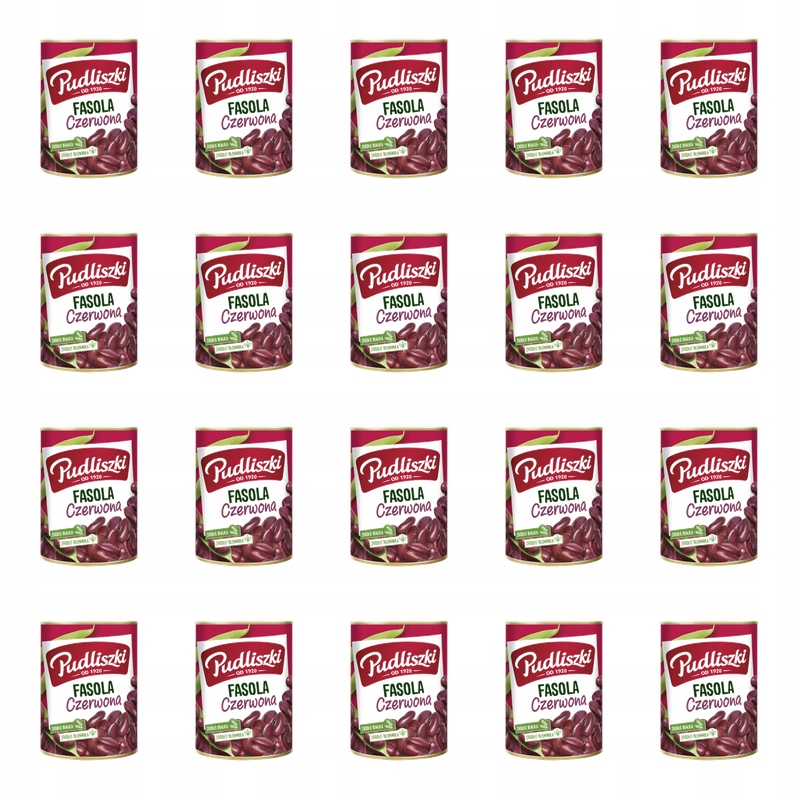 Pudliszki Fasola Czerwona Red Kidney w Zalewie X20