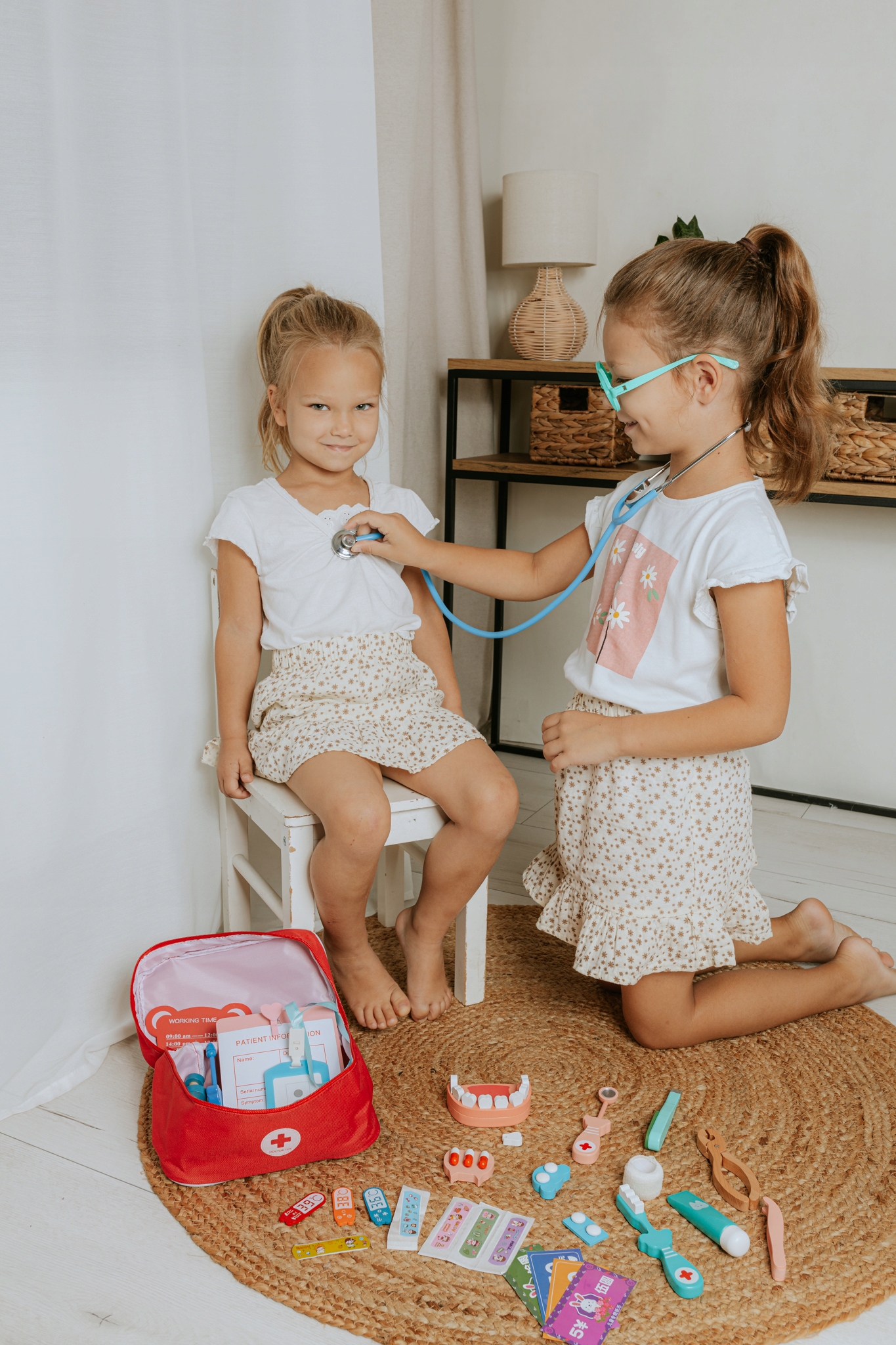 MAŁY DOKTOR Drewniany Zestaw Lekarski Dentysta APTECZKA EAN (GTIN) 5904161363408