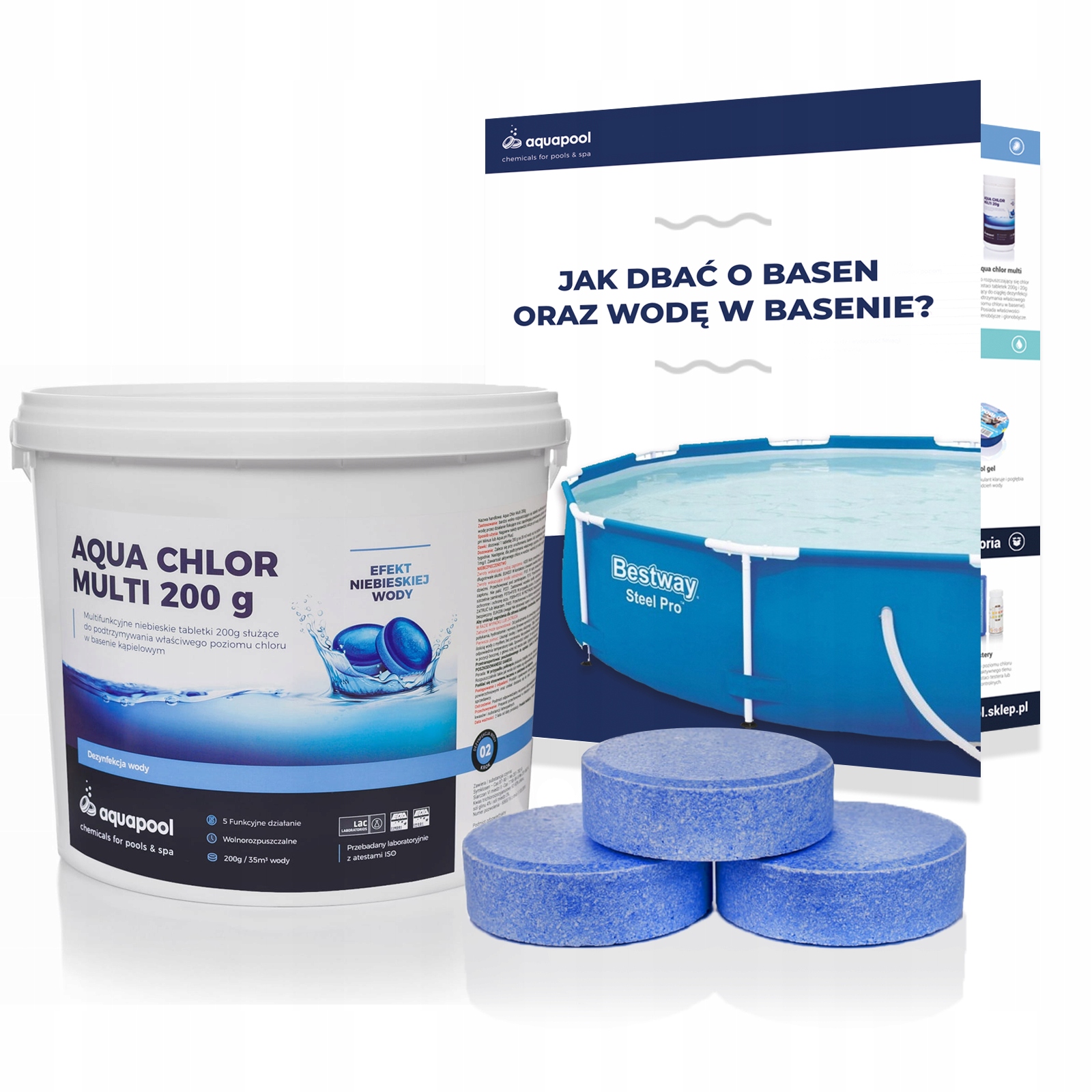 

Chlor Tabletki Blue 200g Chemia Niebieska Woda 5kg
