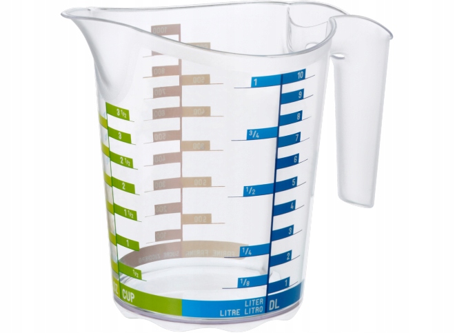 

Dzbanek z miarką Odmierzanie produktów Bez Bpa 1 L