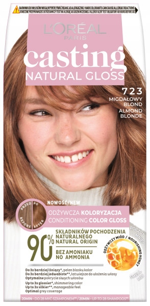 LOreal Casting Natural Gloss 723 Migdałowy Blond