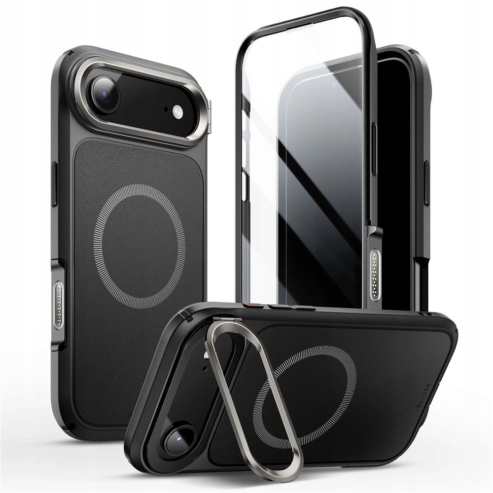 Pouzdro Supcase Iblsn Ares Flip Mag MagSafe pro iPhone 17 Air černé