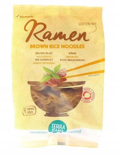 Levně 2x Terrasana Těstoviny ramen z hnědé rýže bezlepkové bio 280 g