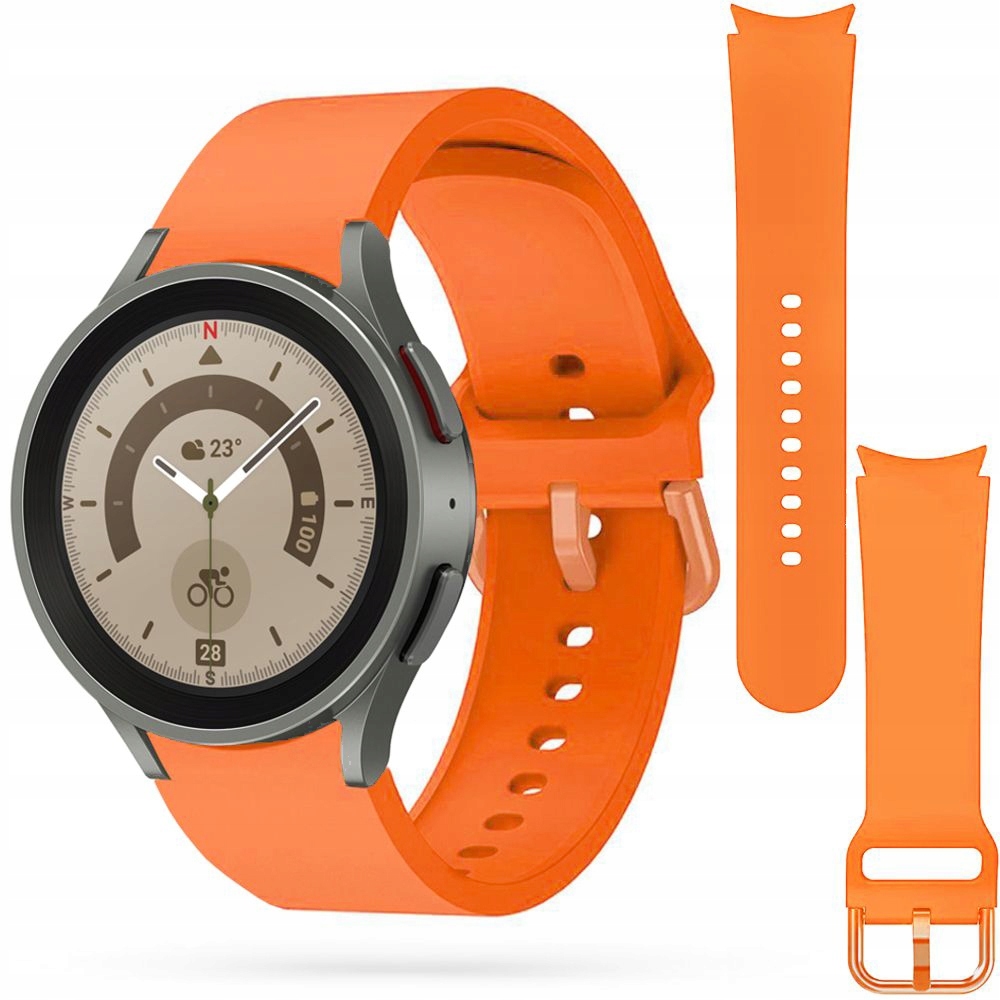 

Pasek Silikon do Galaxy Watch 5 Pro, Pomarańczowy