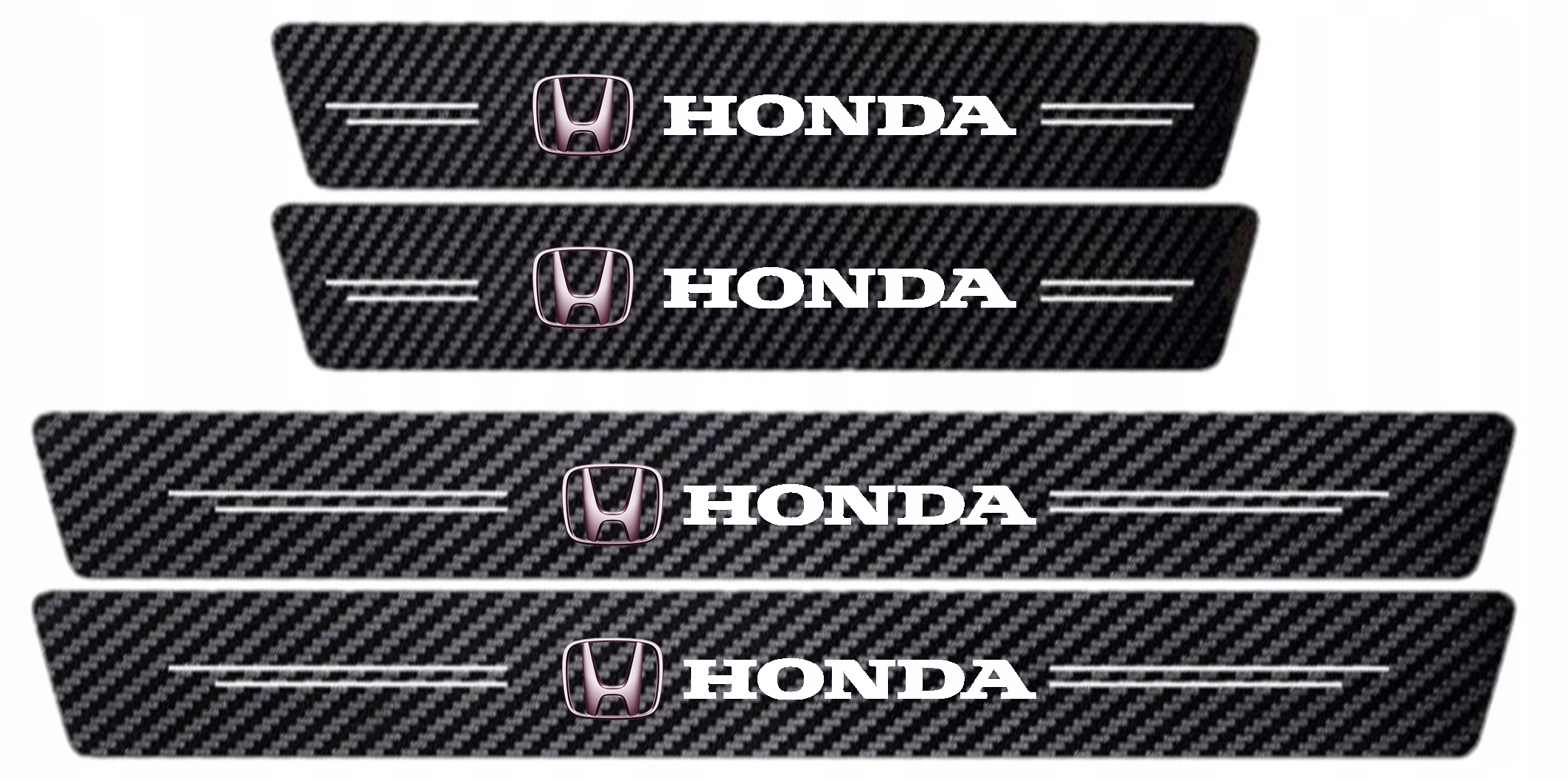 

Osłona naklejka na progi Honda Carbon