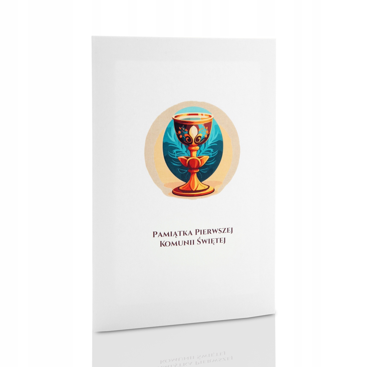 Mini-album jamnik komunijny nowy kielich na trzy zdjęcia pionowe 15x21