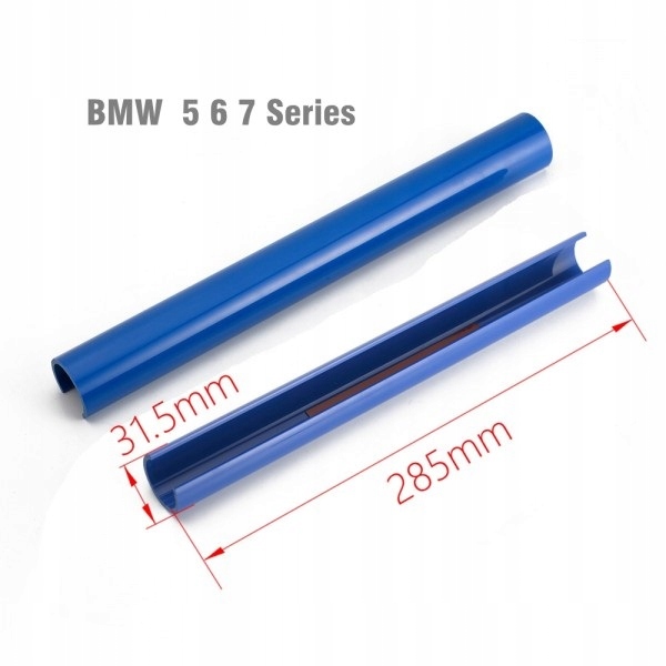 V-brace grill BMW 5 6 7 poprzeczki nakładki 285mm EAN (GTIN) 9690133699441