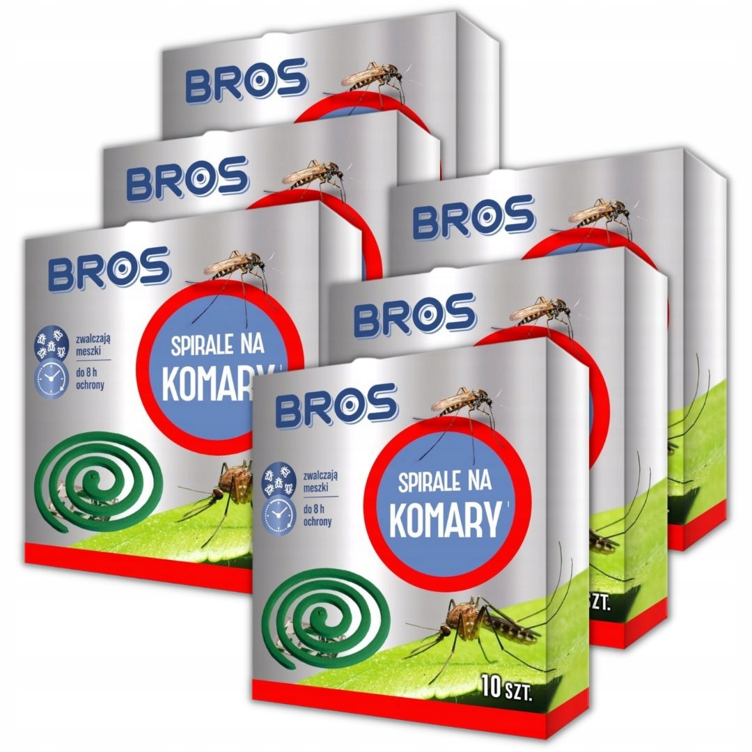 

Spirala Na Komary Bros 10 sztuk x 6 opakowań
