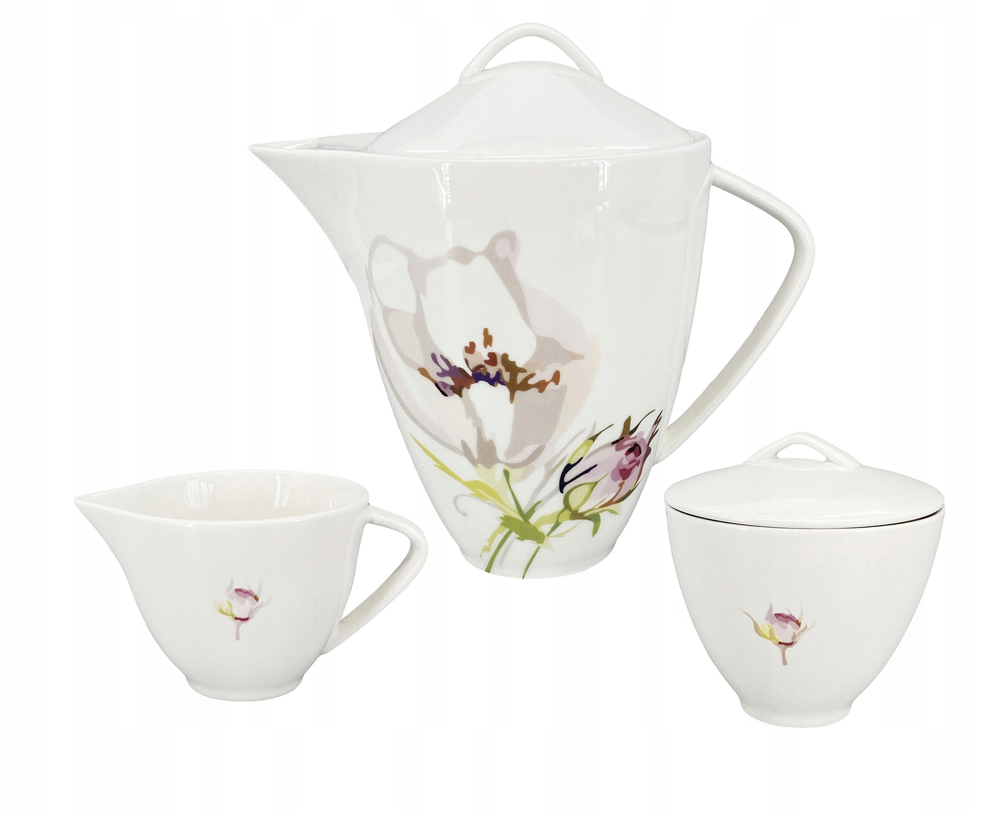 5dielna súprava Poetica (Kanvica 1600ml, mliečenka 150ml, cukornička 150ml)