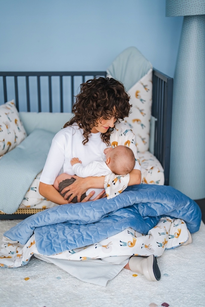 LA MILLOU CIEPŁY KOC KOCYK VELVET HEARTBEAT MUSIC BLUE L Kod producenta BTWM-CO-GR-M