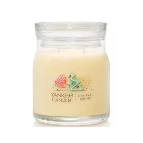 Yankee Candle Christmas Cookie Střední Sójová Svíčka se Dvěma Knoty 368g