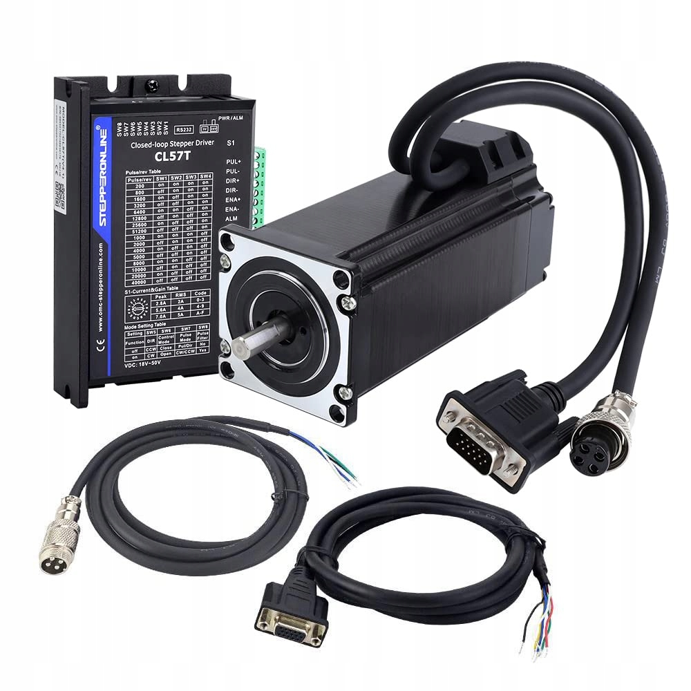 Stepperonline sterownik, 1-os silnik krokowy zamknięta pętla 3.0 Nm Nema 23