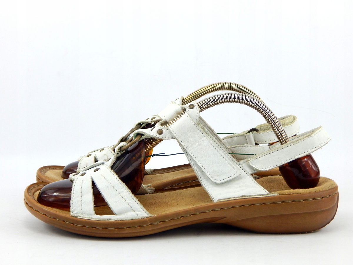 Buty ze skóry RIEKER r 41/26,6 cm