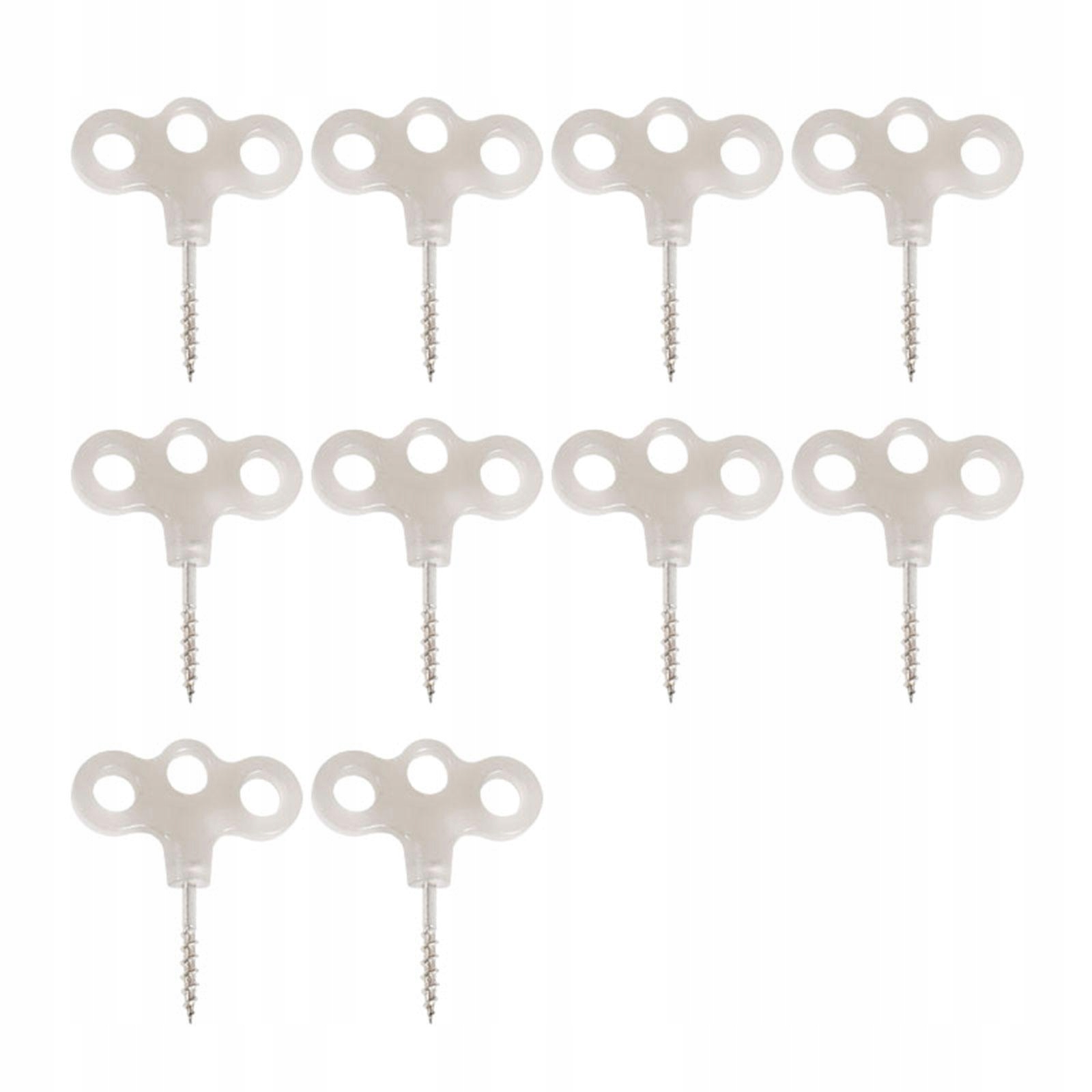 Trzy haczykowe gwintowane gwóźdź Luminous