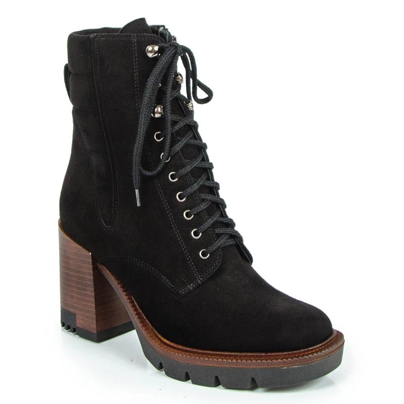 Visconi 2684365 Kotníkové Boty Kozačky Semišová Kůže Černé 39