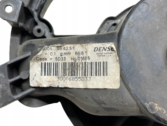 OPEL CORSA D Lüfter des lüfters DMUCHAWA 5.D33.301.0.0 5.D31.301.0.0