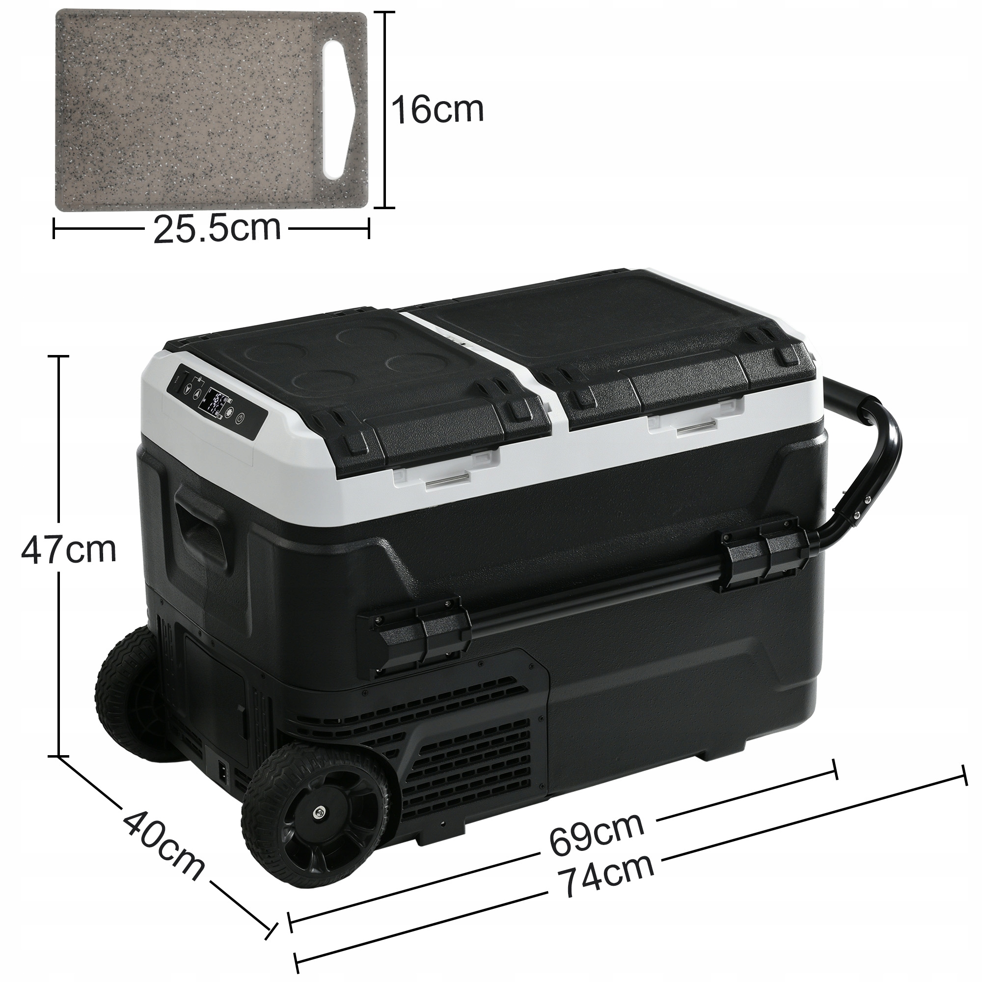 Lodówka samochodowa turystyczna kompresorowa 42L Marka inna marka