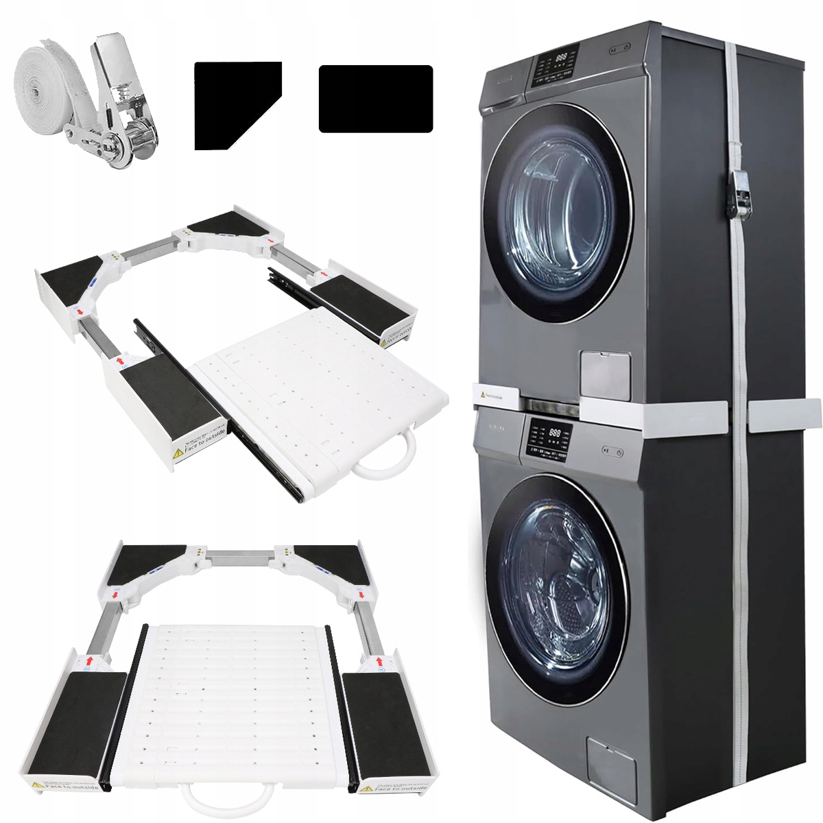 Uniwersalny Łącznik Z Półką Do Suszarki Pralki