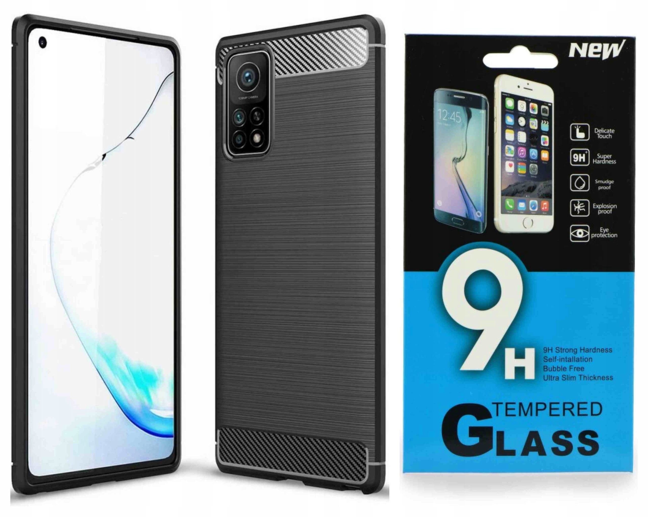 

Etui Karbon do Mi 10T/10T Pro, obudowa case +szkło