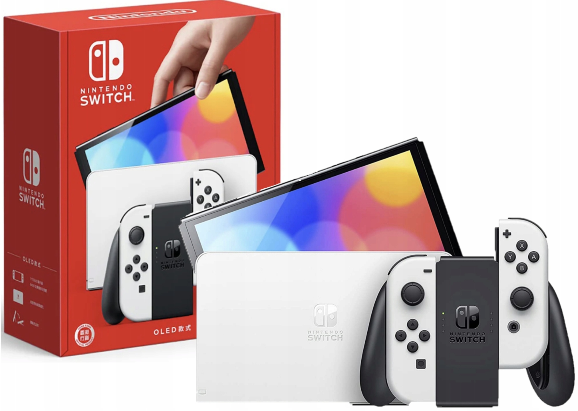 Консоль Nintendo Switch OLED белый
