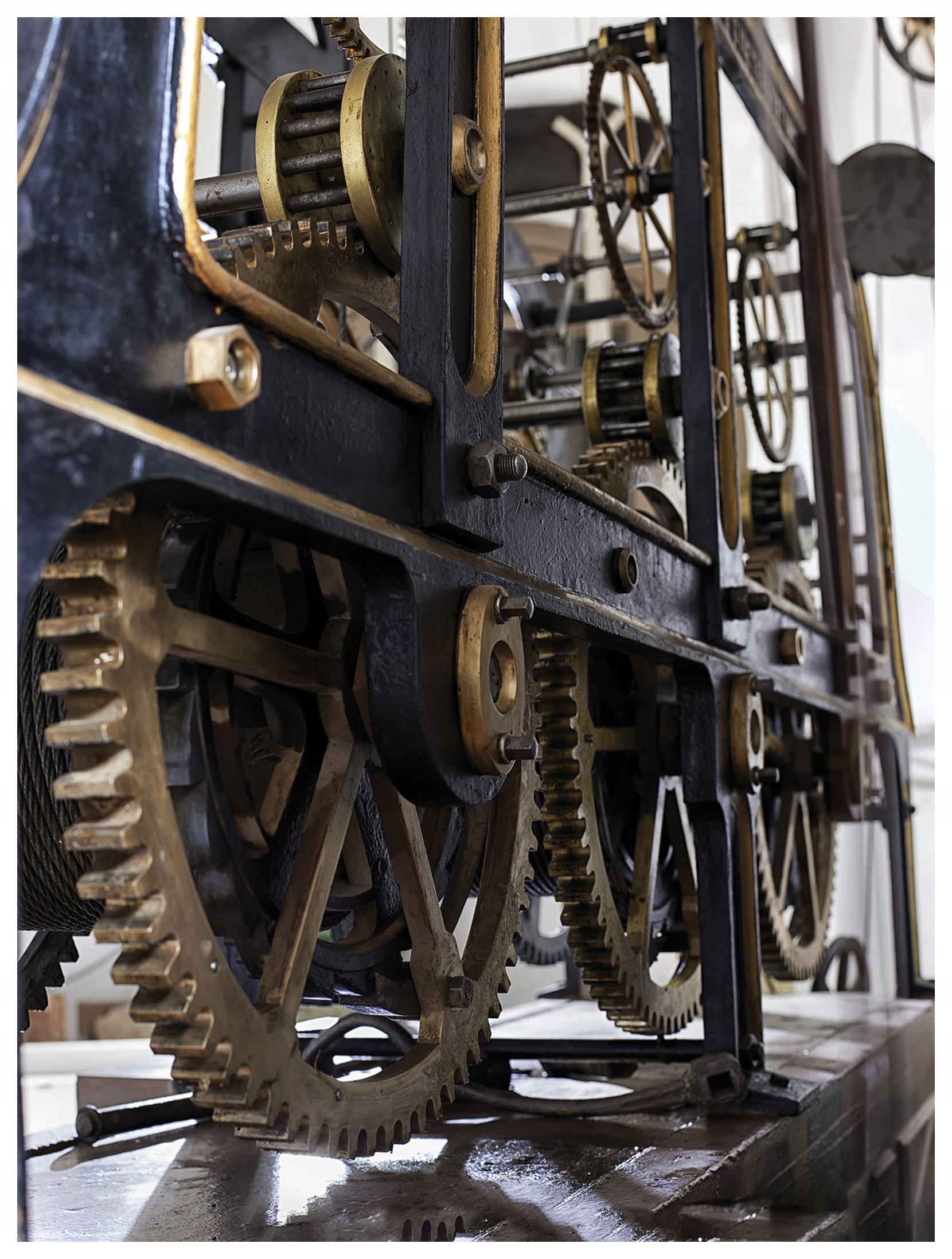 Fototapeta Mechanismus hodin Detaily Čas Historie Inženýrství 206x275 lepidlo