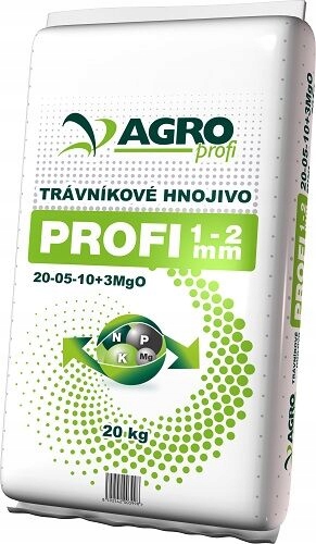 Profi Trávnikové hnojivo 20-05-10+3MgO Mini Špeciál, 20 kg (1-2 mm)