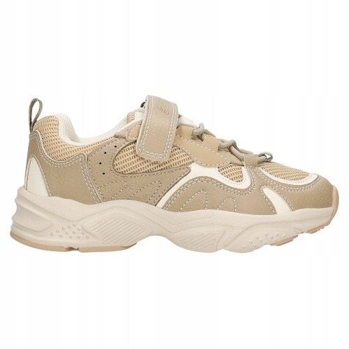 Bartek 8600214 lekkie sneakersy zapinane na rzepy beżowe półbuty r. 32