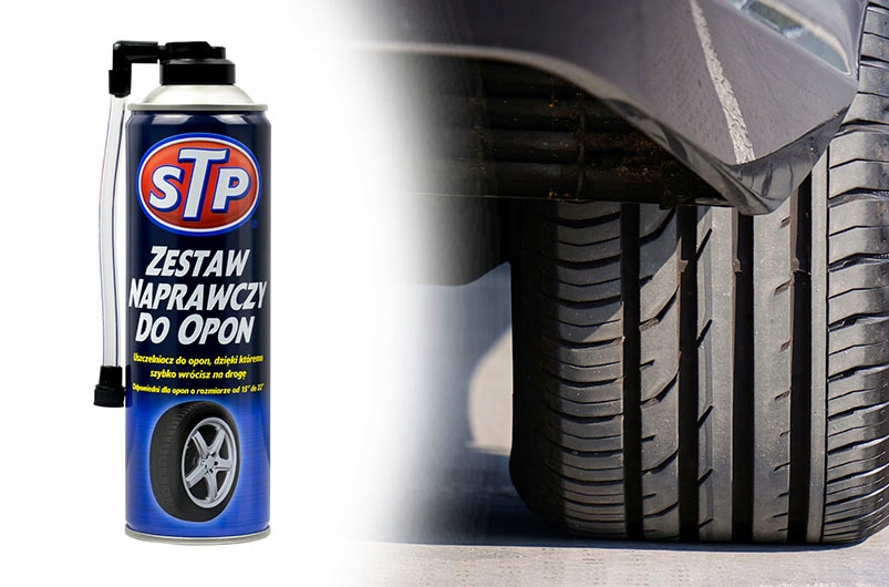 KOŁO ZAPASOWE ZESTAW NAPRAWCZY DO OPON DO 22 CALI Producent STP