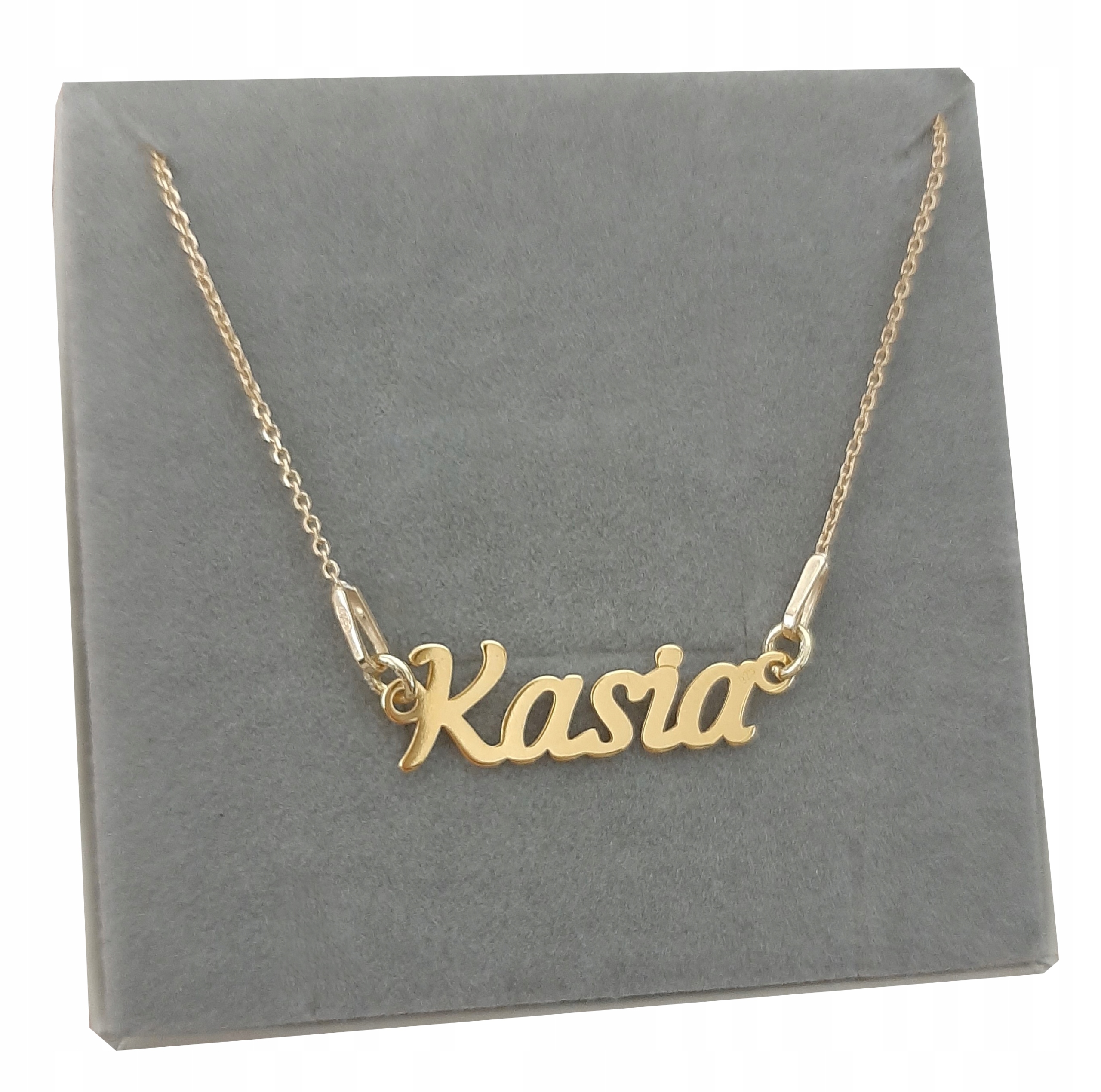 Náhrdelník jméno Kasia stříbro 925 pozlacený