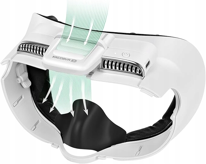 Kkcobvr K3 Pro Pasek Na Głowę 2 W 1 Do Quest 2/3 Wentylator