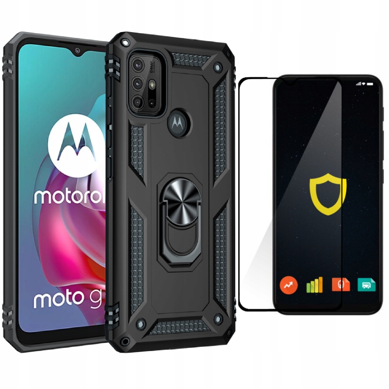 

Etui Pancerne Ring Nx Do Moto G10 G30 Szkło