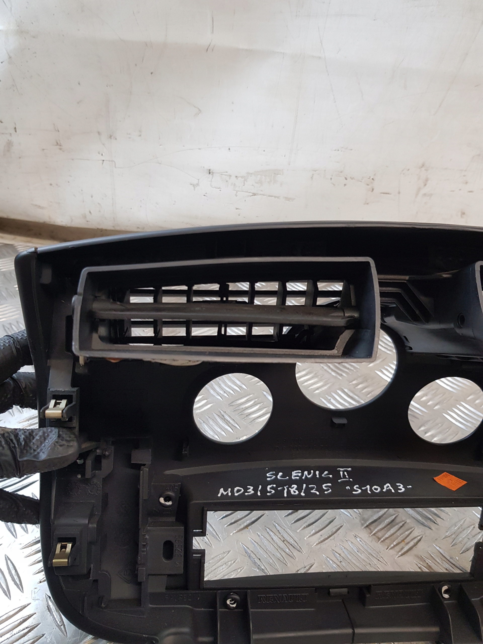 grid air conditioning devices consoles central + card reader KARTA RENAULT SCENIC II