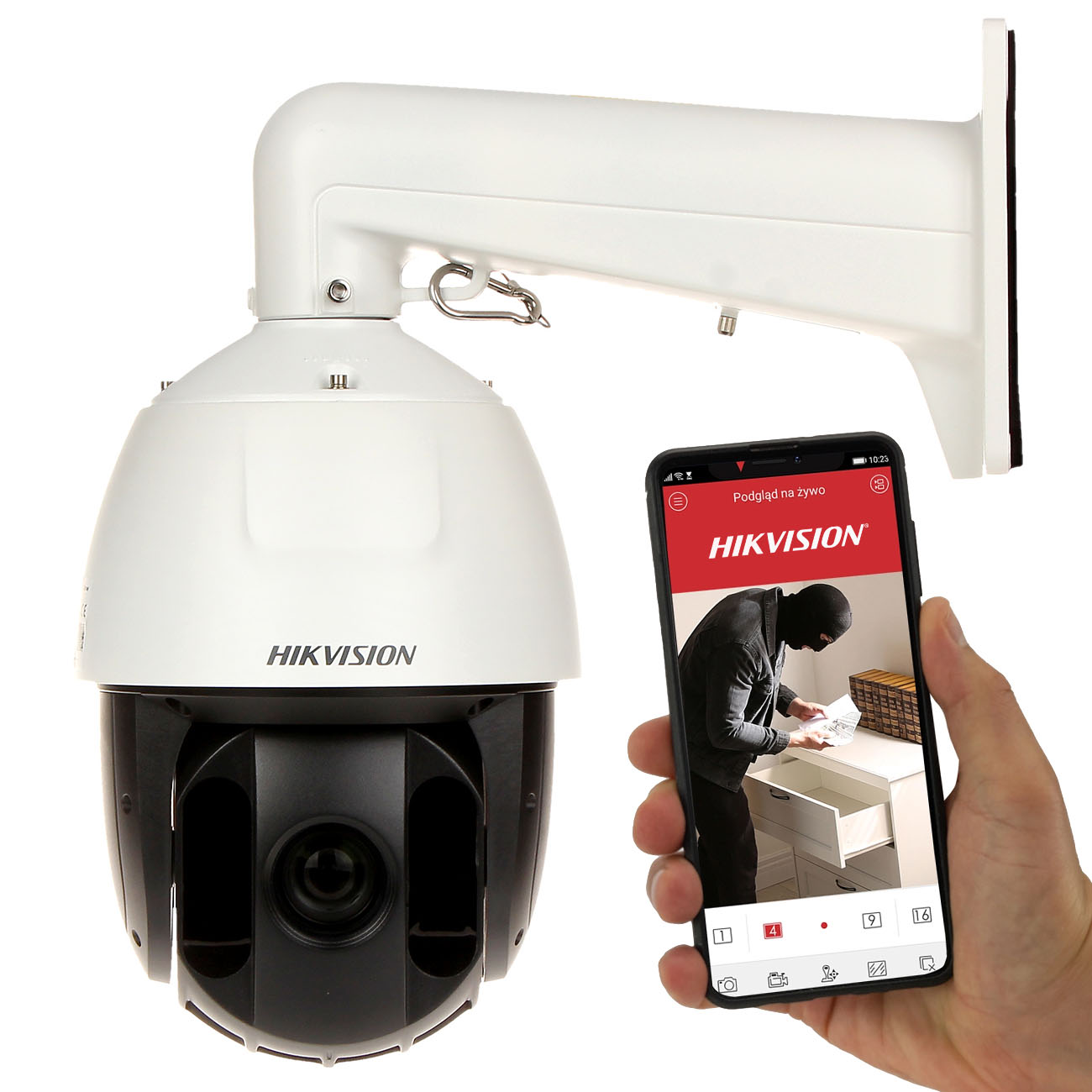 Otočná kamera Hikvision DS-2DE5232IW-AE(S5) Noc