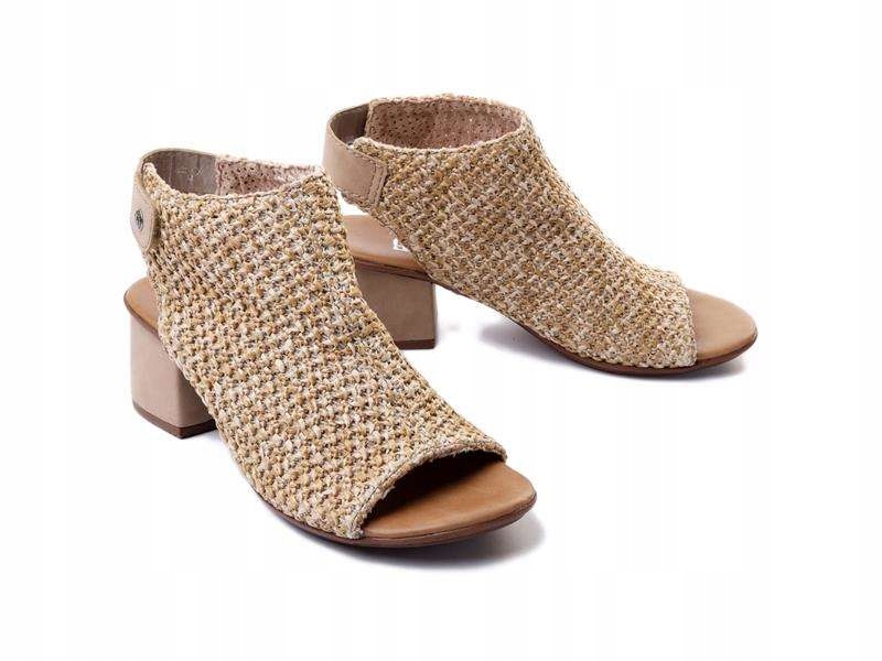 

Sandały damskie Rieker 64670-60 beige r39