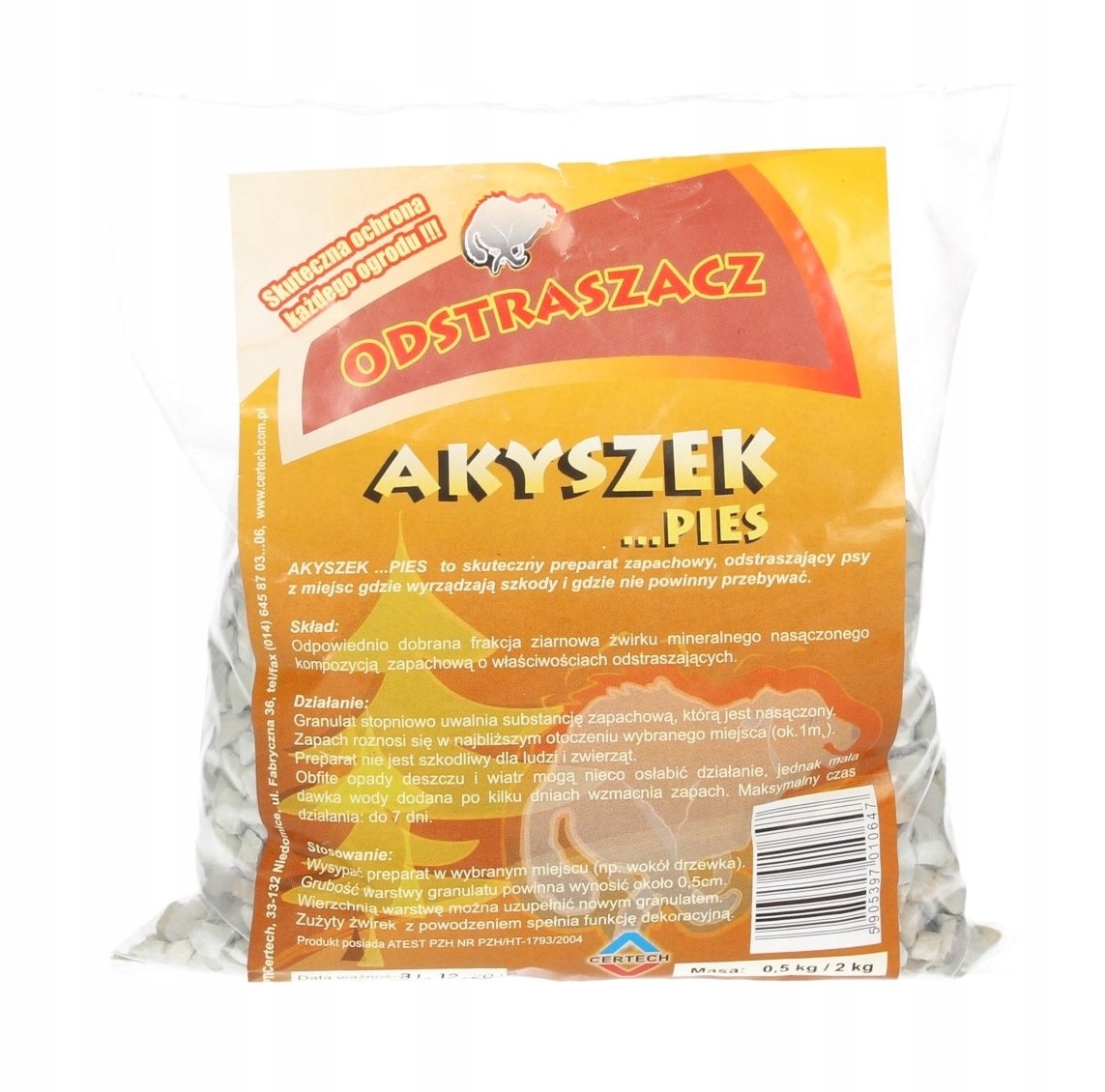 

Benek Akyszek Odstraszacz dla psów Granulat 500ml